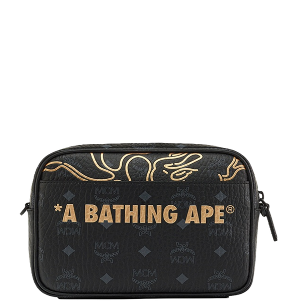  Túi MCM x Bape Aren LNY 'Black' 