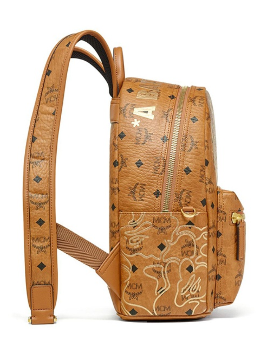  Balo Coach x Bape Visetos Stark Small 'Cognac' 