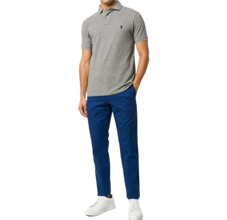  Áo Nam Polo Ralph Lauren Custom Slim Fit 'Grey' 