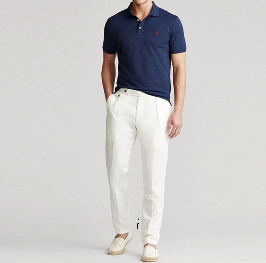  Áo Nam Polo Ralph Lauren Slim Fit 'Navy' 
