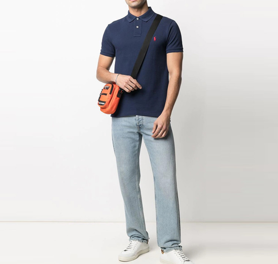 Áo Nam Polo Ralph Lauren Shirt Slim Fit 'Blue' 710795080-007