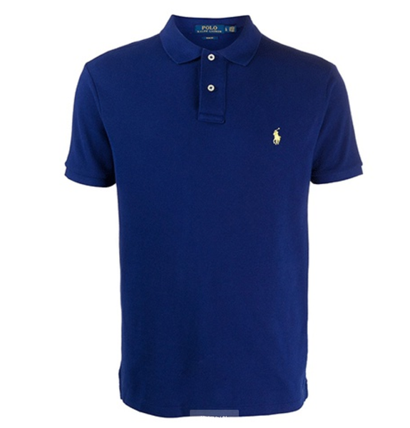  Áo Nam Polo Ralph Lauren SlimFit Cotton Piqué 'Blue' 