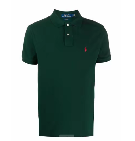  Áo Nam Polo Ralph Lauren Slim-fit Piqué 'College Green' 