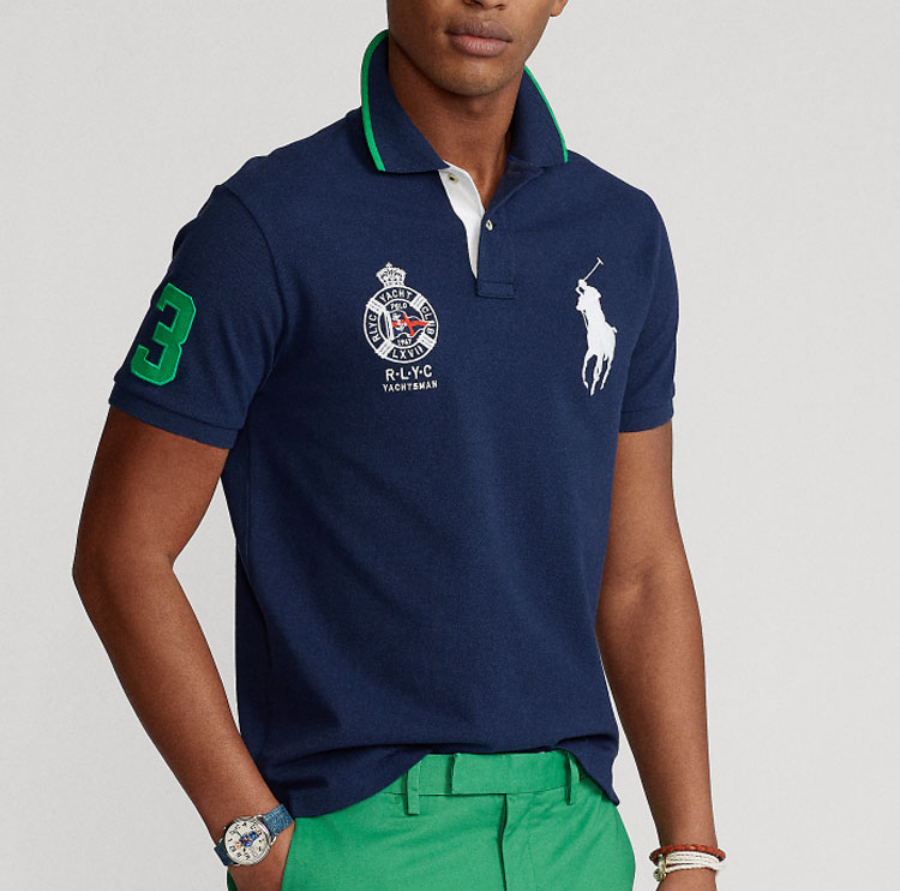  Áo Nam Polo Ralph Lauren Polo Shirt 'Navy' 