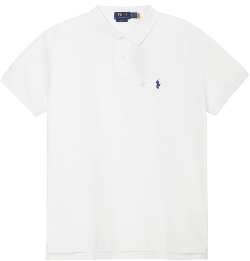  Áo Nam Polo Ralph Lauren Slim Fit 'White' 