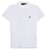  Áo Nữ Polo Ralph Lauren Slim Fit Mesh 'White' 