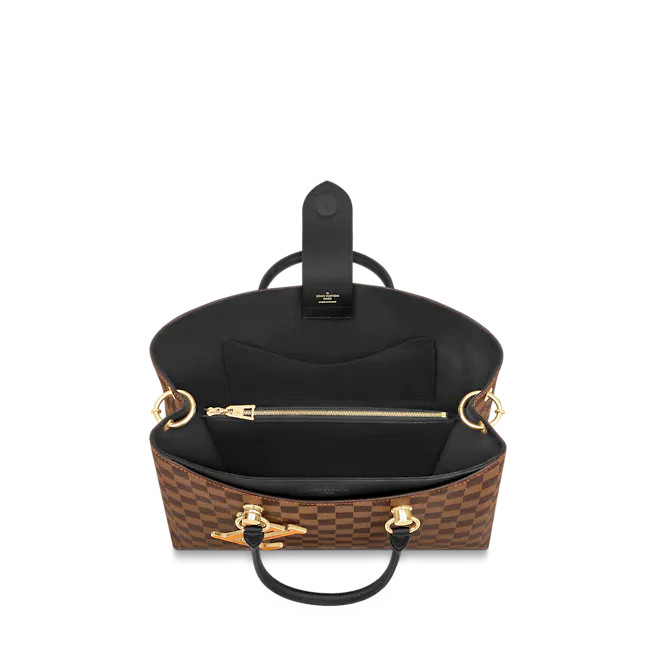  Túi Nữ Louis Vuitton Lv Riverside Damier Ebene 'Black' 
