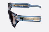  Kính Nữ Dior Diorsignature B7I Butterfly Sunglasses 'Translucent Blue' 