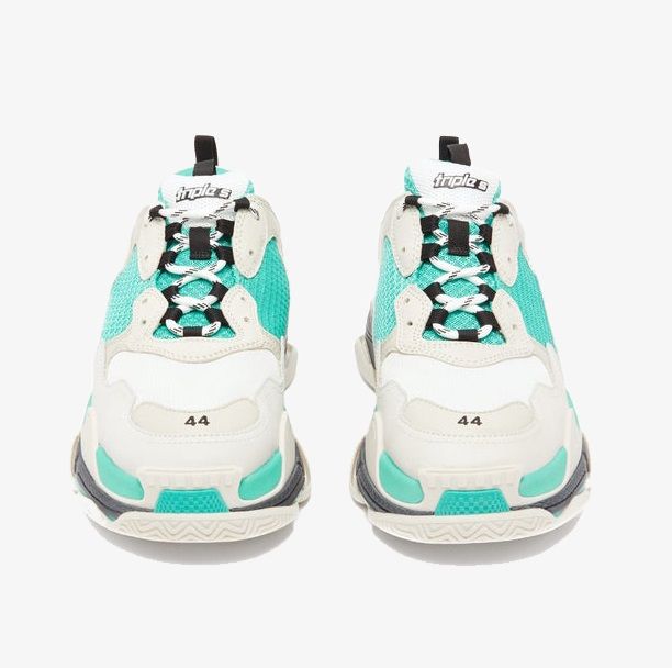  Giày Nữ Balenciaga Triple S 2019 'White Green' 