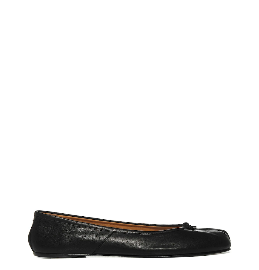  Giày Nữ Maison Margiela Tabi Ballet Flat Shoes 'Black' 