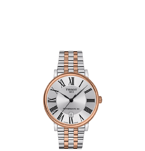  Đồng Hồ Nam Tissot Carson Automatic Two-tone 'Silver Dial' 