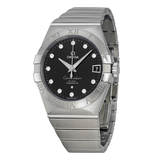  Đồng Hồ Nữ OMEGA Constellation Automatic Dial Stainless Steel Watch 'Black' 