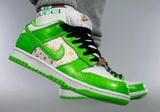  Giày Nike Sb Dunk Low Supreme Stars Mean 'Green' 