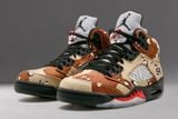  Giày Nike Air Jordan 5 Retro Supreme 'Desert Camo' 