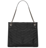  Túi Nữ Saint Laurent Niki Shopping In Vintage Leather 'Black' 