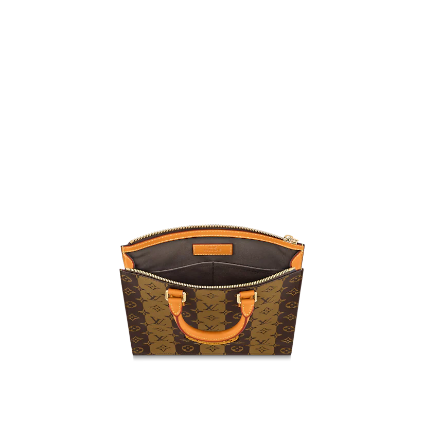  Túi Nam Louis Vuitton Sac Plat Messenger Monogram Stripes 'Brown Canvas' 