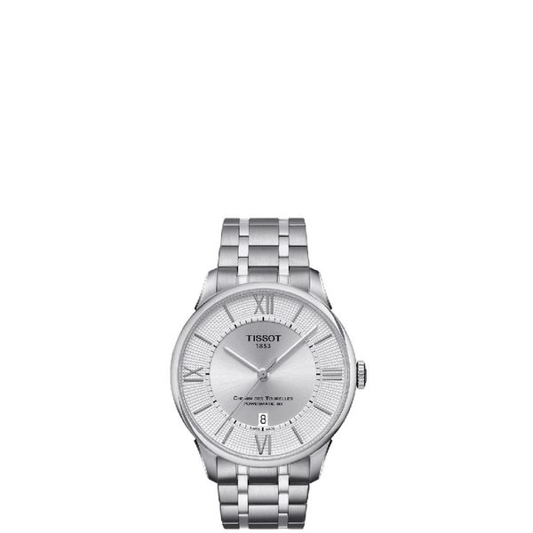  Đồng Hồ Nam Tissot Chemin Des Tourelles Powermatic 80 'Silver' 