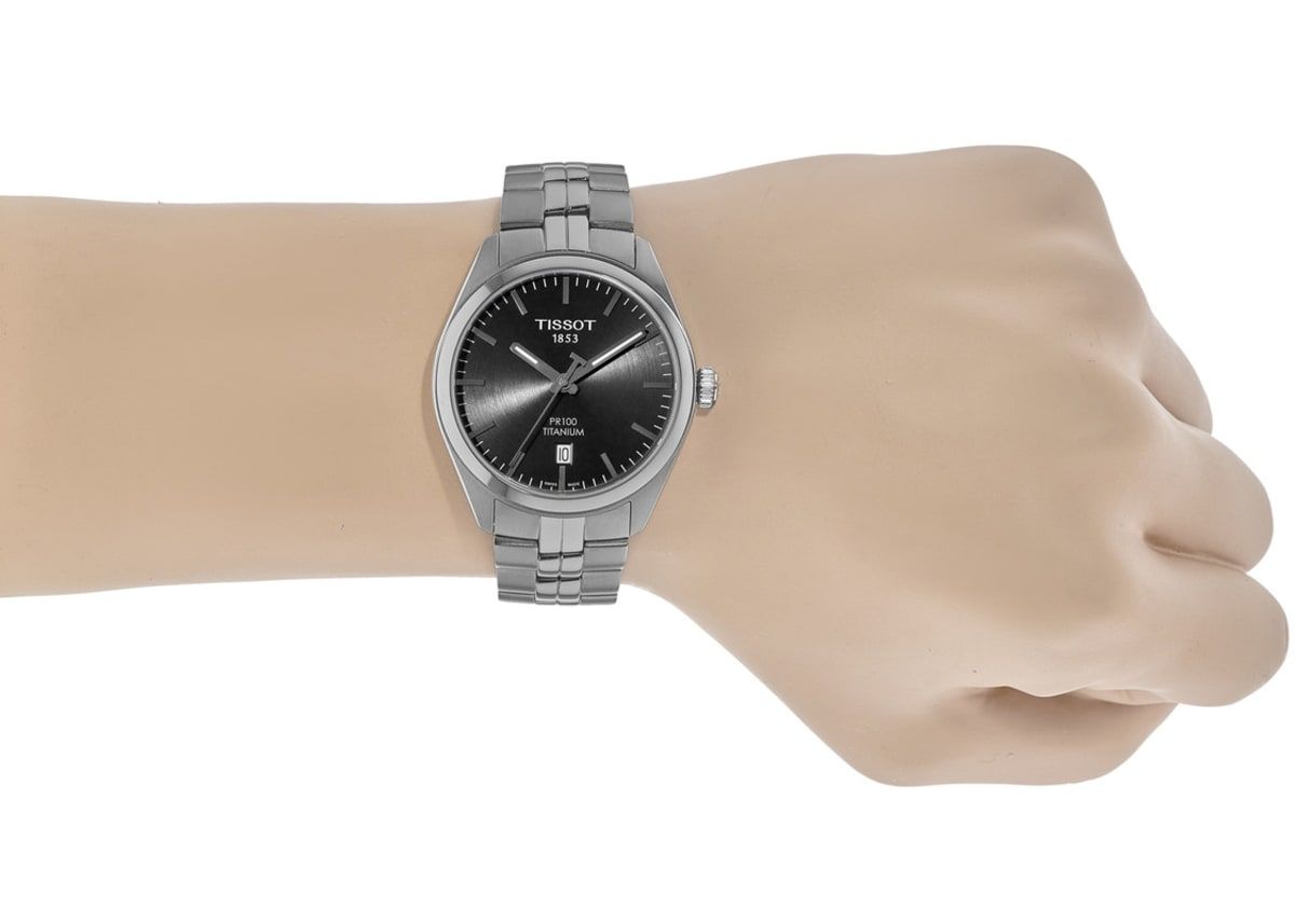  Đồng Hồ Nam Tissot PR 100 Anthracite Dial Two-tone 