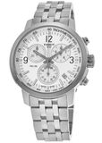  Đồng Hồ Nam Tissot PRC 200 Chronograph Quartz 'Silver' Dial 