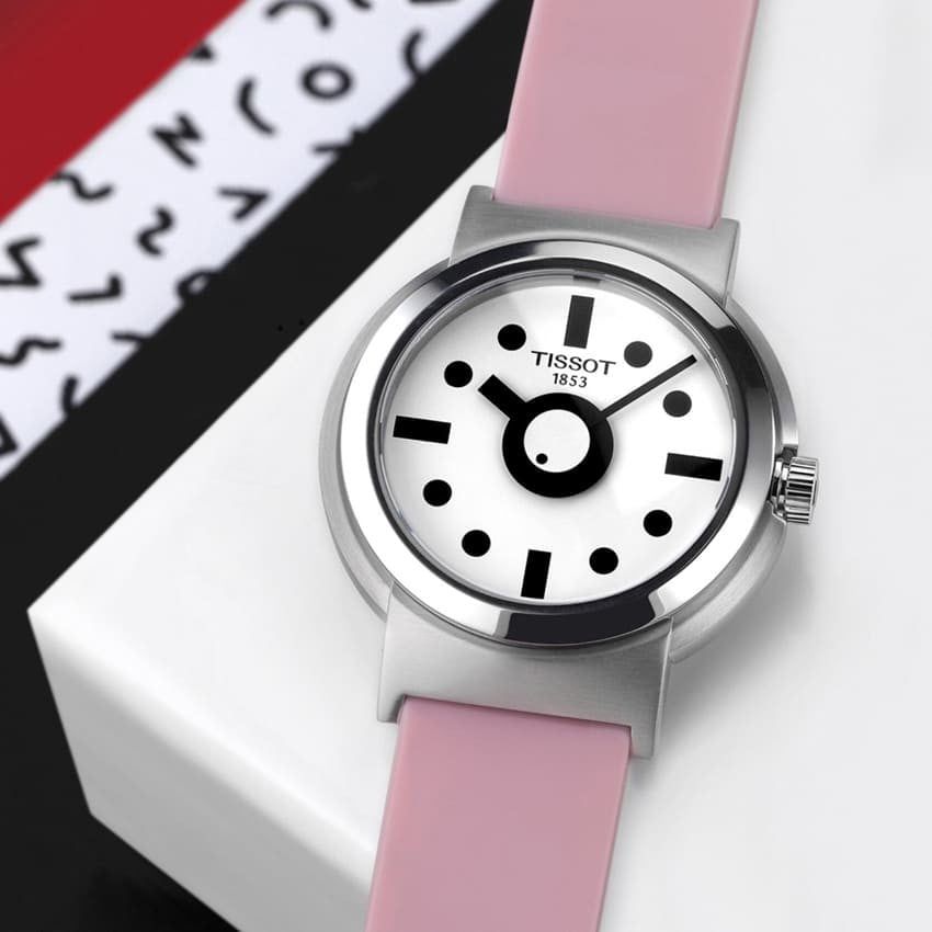  Đồng Hồ Nữ Tissot Heritage Memphis Quartz White Dial 