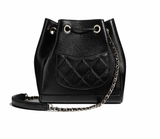  Túi Nữ Chanel Bucket Bag Calfskin 'Black' 