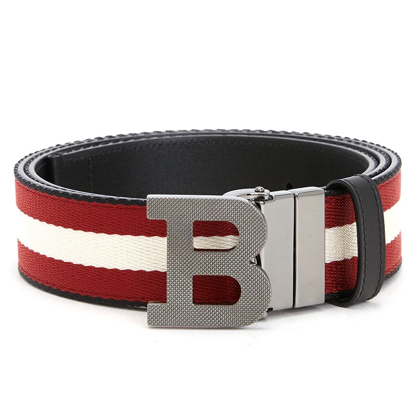 Thắt Lưng Nam Bally Reversible Casual Belt 'Black' B-BUCKLE-35-MT