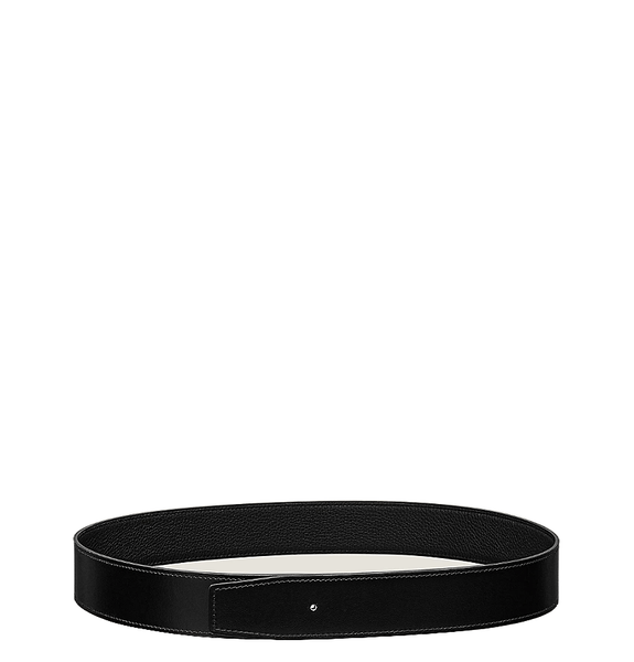  Thắt Lưng Nam Hermes Reversible Leather Strap 'Black' 