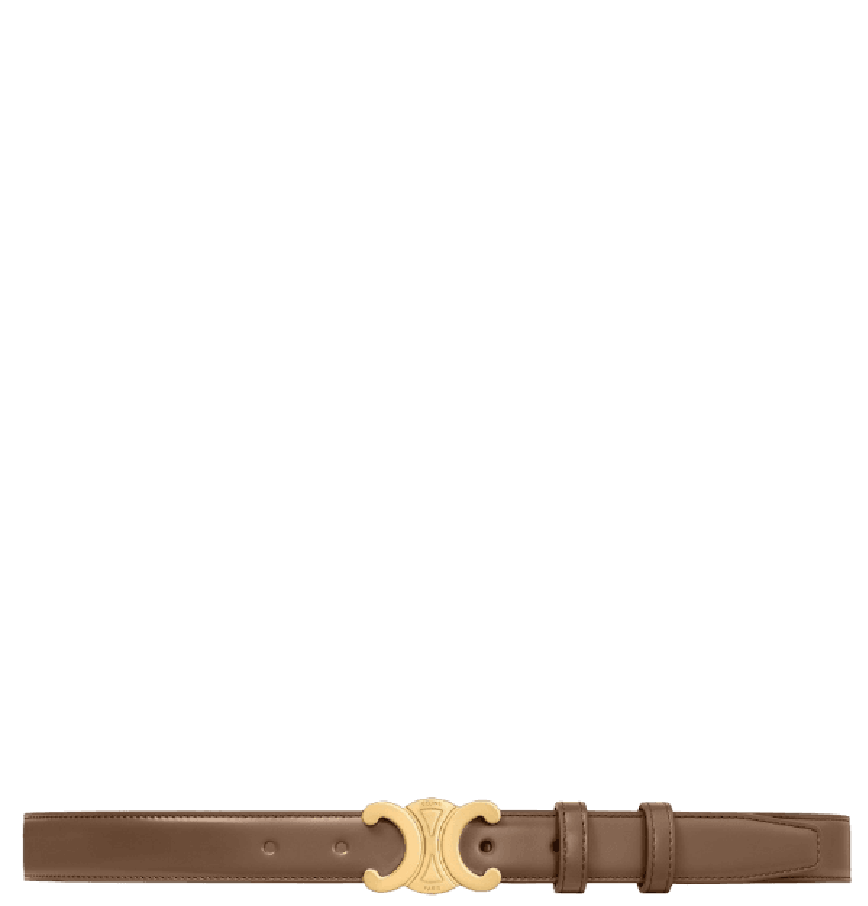  Thắt Lưng Nữ Celine Medium Triomphe Belt 'Glazed Brown' 