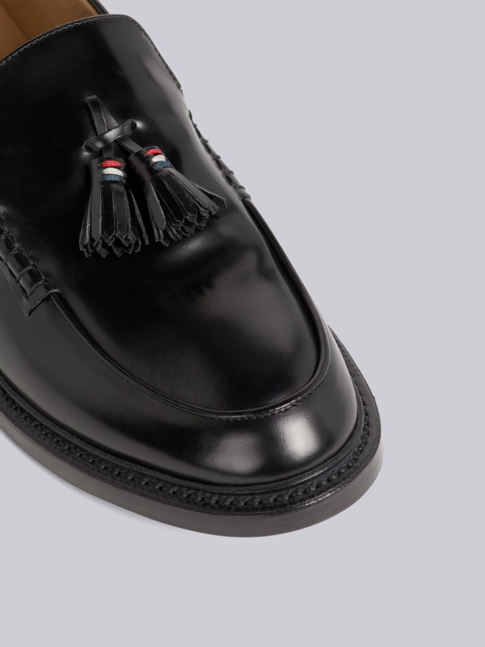  Giày Nam Thom Browne Black Calf Leather Tassel 'Black' 