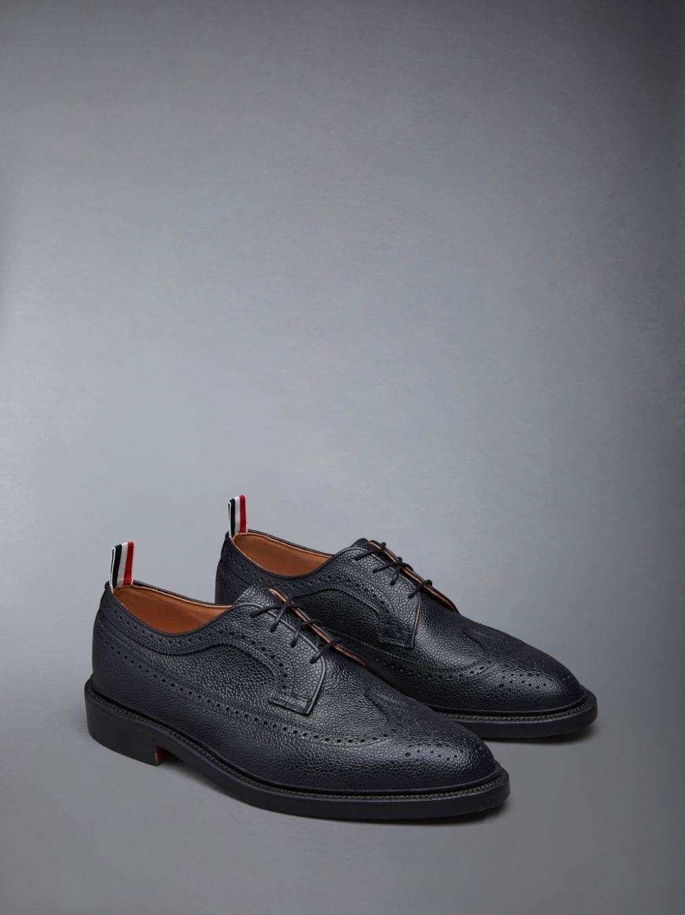  Giày Nam Thom Browne Leather Sole Longwing 'Noir' 