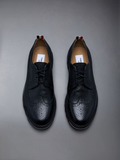  Giày Nam Thom Browne Pebble Grain Leather Tread Sole Longwing 'Black' 