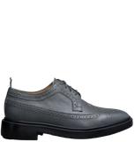  Giày Nam Thom Browne Pebble Grain Leather Longwing 'Grey' 