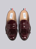  Giày Nam Thom Browne Soft Spazzolato Kilt Varsity Penny 'Burgundy' 