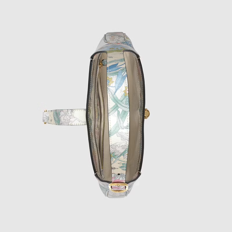  Túi Nữ Gucci Tiger Jackie 1961 Small Off White 'Multicolor' 