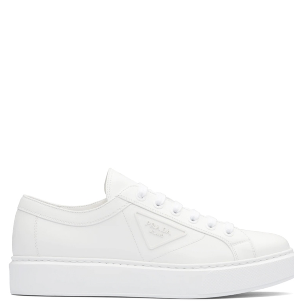  Giày Nam Prada Soft Calf Leather 'White' 