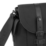  Túi Nam Louis Vuitton Christopher Messenger Taurillon Leather 'Black' 