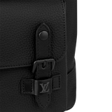  Balo Nam Louis Vuitton Christopher Slim Taurillon Leather 'Black' 