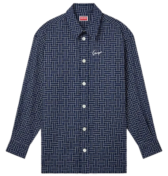  Áo Kenzo Weave Shirt 'Navy' 