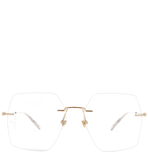  Kính Nữ Gucci Eyeglasses 'Gold' 