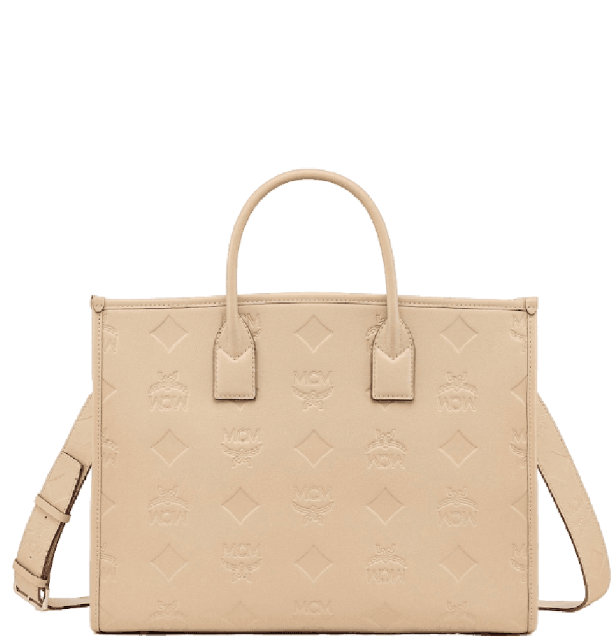  Túi MCM München Tote 'Beige' 