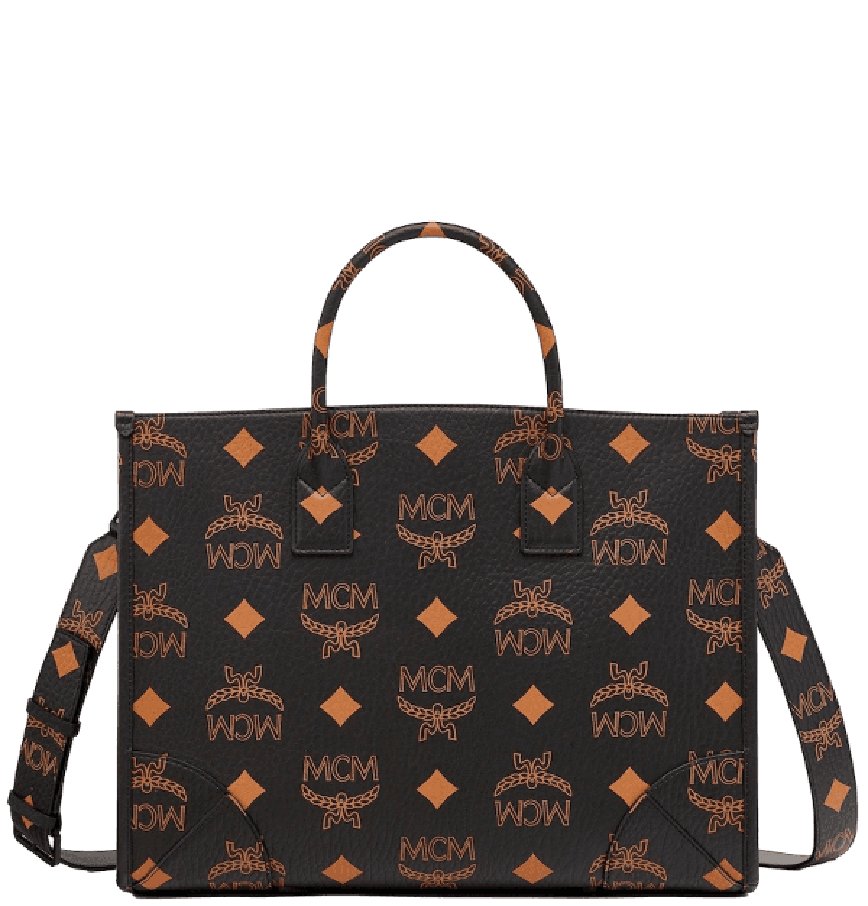  Túi MCM München Tote 'Black' 