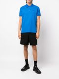  Áo Nam Versace Embroidered Logo Polo Shirt 'Blue' 