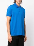  Áo Nam Versace Embroidered Logo Polo Shirt 'Blue' 