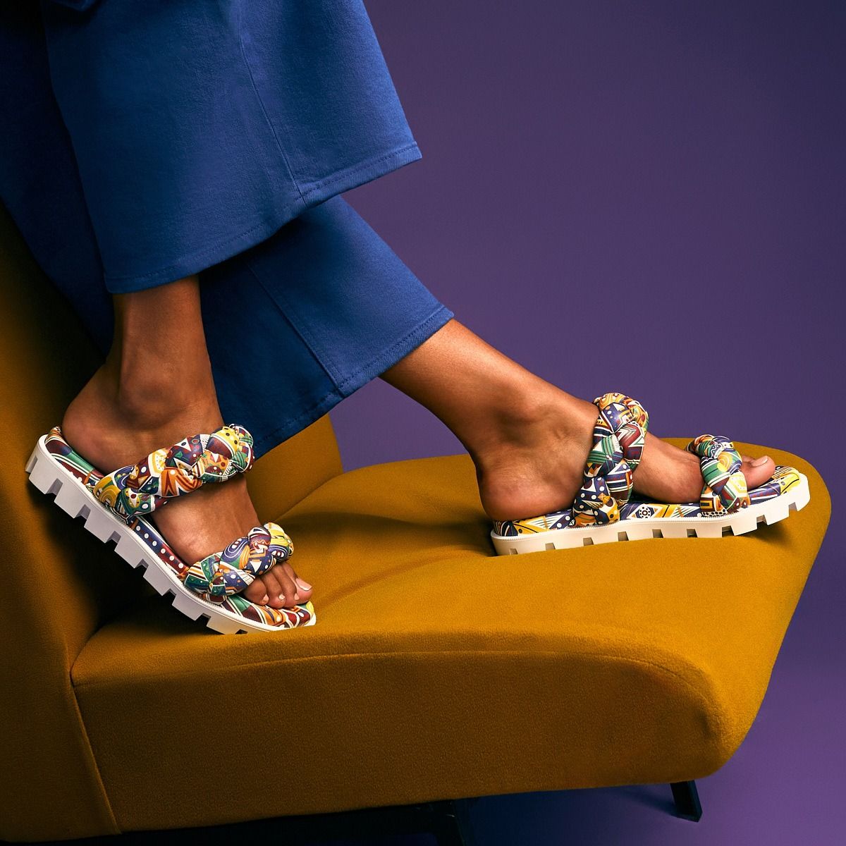  Dép Nữ Christian Louboutin Just Brio Braid 'Multicolor' 