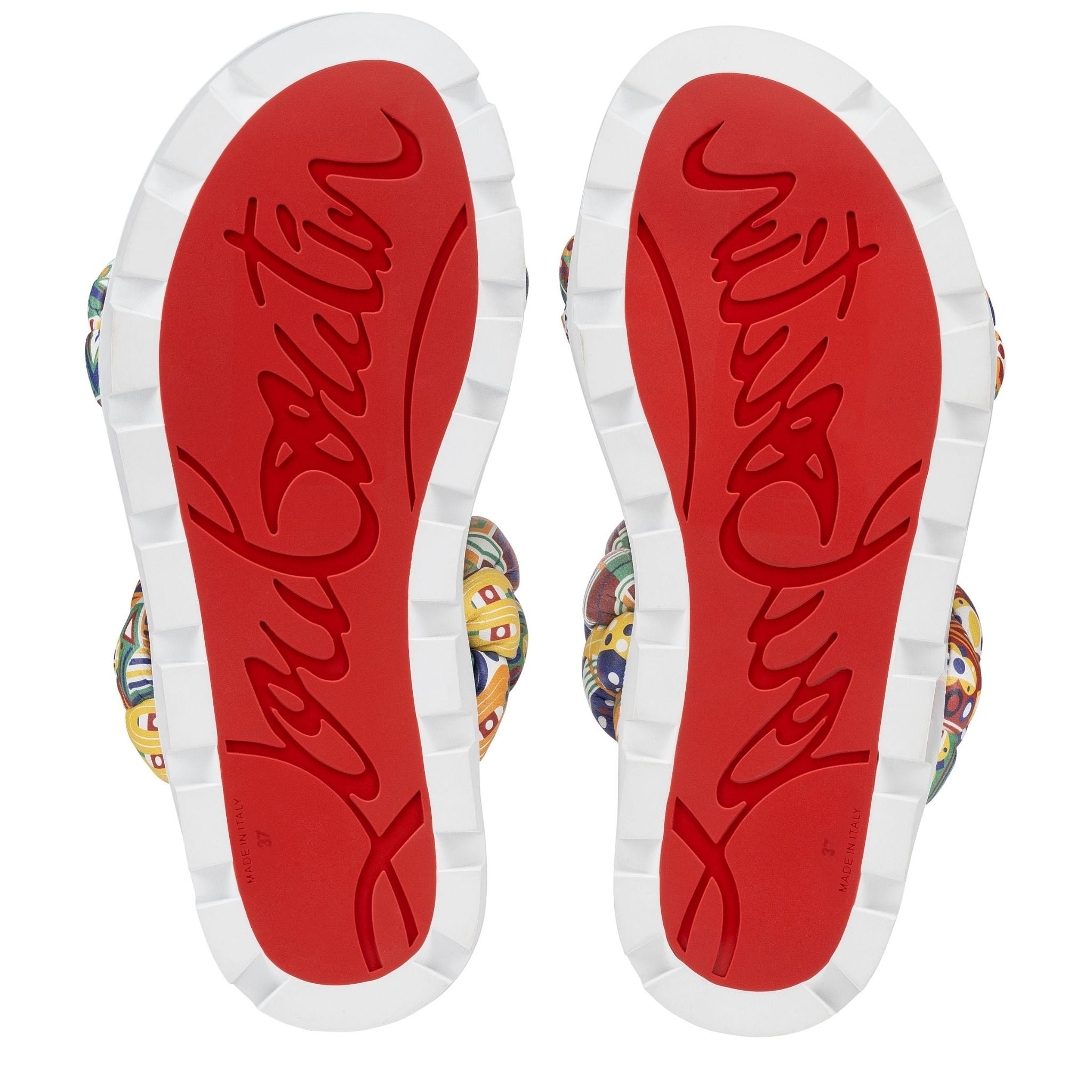  Dép Nữ Christian Louboutin Just Brio Braid 'Multicolor' 