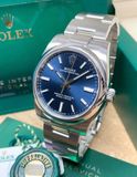  Đồng Hồ Nam Rolex Oyster Perpetual 34 Bright 'Blue' 
