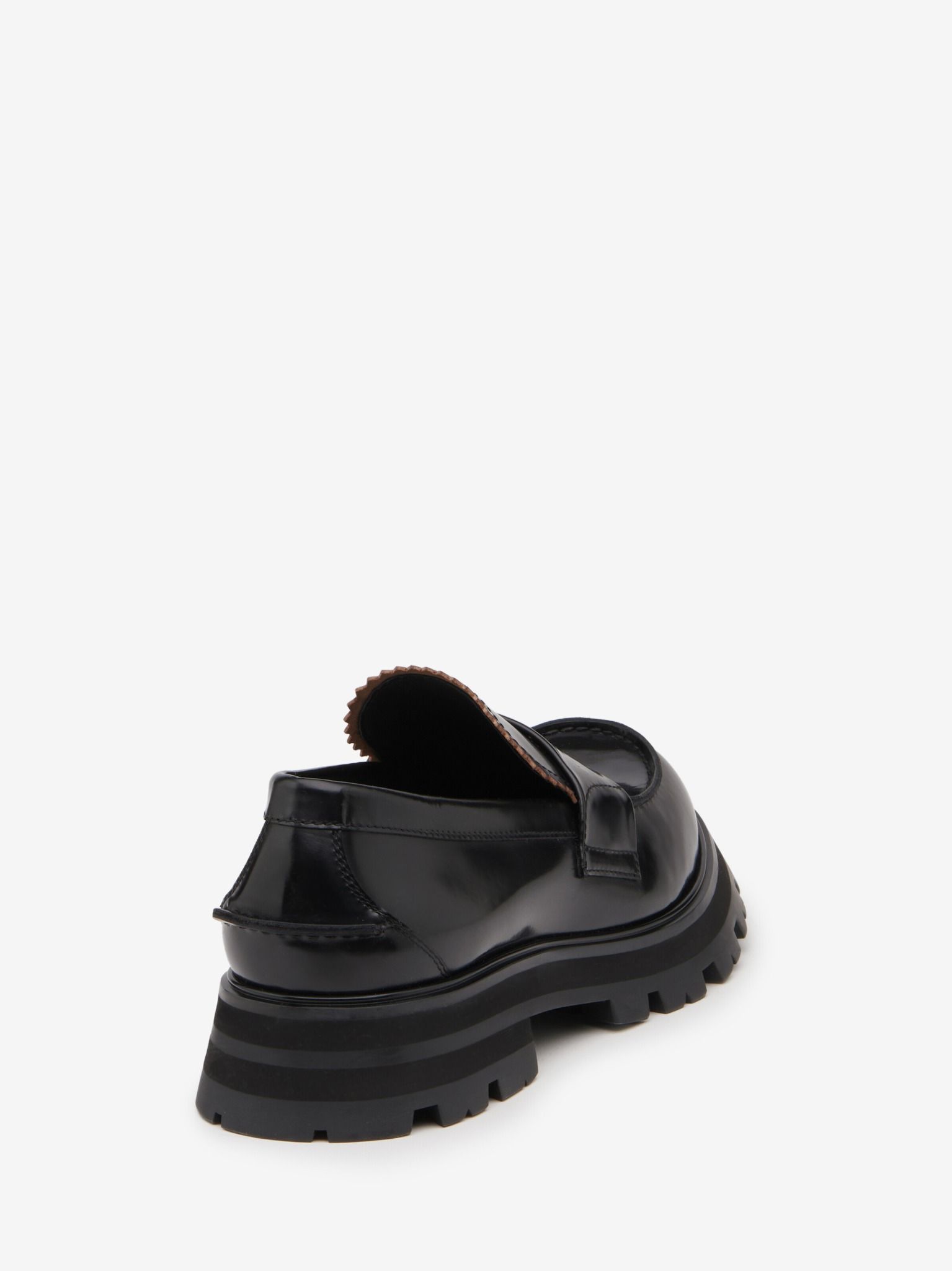  Giày Nam Alexander McQueen Seal Logo Loafer 'Black' 