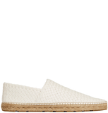  Giày Nam Bottega Veneta Espadrillas Intreccio 'White' 