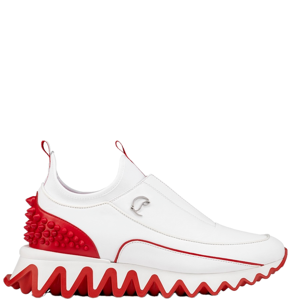  Giày Nam Christian Louboutin Sharkyloub SP Spikes 'White' 