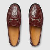  Giày Nam Gucci Gg Loafer With Horsebit 'Burgundy' 